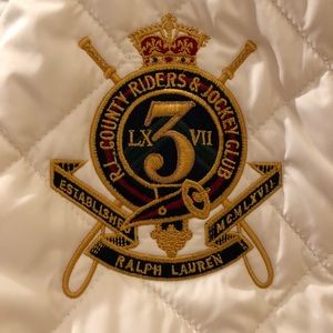 Ralph Lauren women quilted crest challenge vest